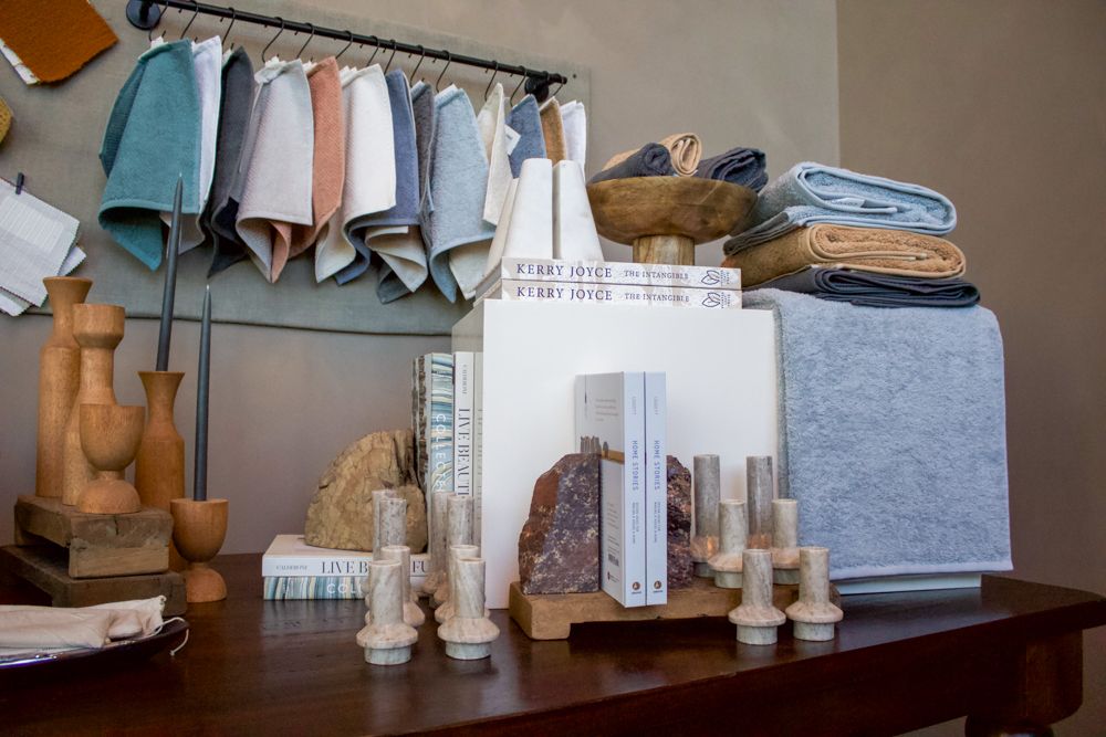 Retail items at Heritage Kitchen + Bath.