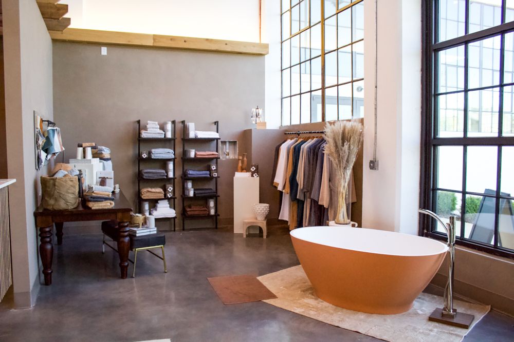 Retail shop at Heritage Kitchen + Bath.
