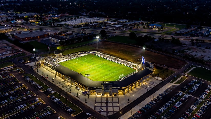 Joe Davis Stadium located just steps from Stadium Commons